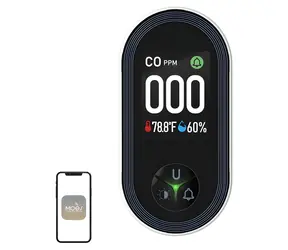MOES S02-CO / Detektor oxidu uhelnatého / Elektrochemický senzor / LCD displej / Síťové napájení