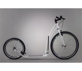 Mibo GT Split 26/20 bílá / Skládací koloběžka / Kola 26"/20"