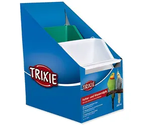 TRIXIE Závěsné krmítko pro ptáky / Krmítko / Plastové / 80 ml / 6x6 cm