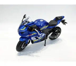 MSZ Motocykl Suzuki GSX-R1000 modrá / Měřítko 1:12