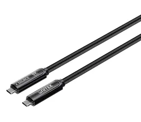 Unitek Kabel optický USB-C 10 m černá / Kabel / USB-C (M) - USB-C (M) / 10Gbps / PD 60W / 8K 30Hz