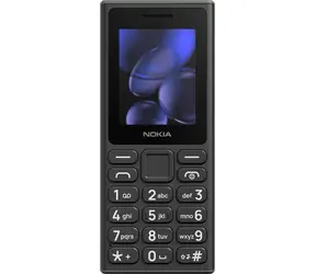 Nokia 105 2G Dual Sim 2025 černá / 2" QQVGA / IP54 / USB-C / FM rádio / 1000 mAh