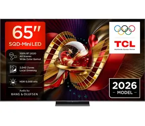 65" TCL 65C8L Titanová / Televize / Mini LED QLED / 4K UHD / 144Hz / Google TV / 200W repro