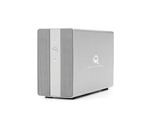 OWC Mercury Elite Pro Dual stříbrná / Externí rámeček na disky / 2x 3,5" HDD / USB-C 10Gb/s / USB hub 3 porty