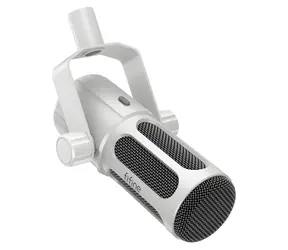 FIFINE Tank6 bílá / Dynamický mikrofon / USB / XLR / Kardioidní / 192kHz/24bit