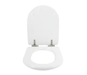 MSV EASY CLOSE bílé / WC prkénko / tvar U / MDF