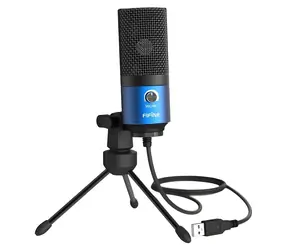 FIFINE K669BB modrá / stolní mikrofon / kondenzátorový / trojnožka / USB