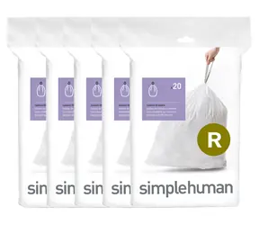 Simplehuman Sáčky do koše 10 l typ R / Sáčky do odpadkového koše / zatahovací / 100 ks / 15 µm