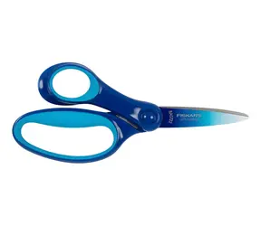 Fiskars 1067854 ombré modrá / Nůžky / Školní / Pro leváky / SoftGrip rukojeť / 15 cm