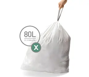 Simplehuman Sáčky do odpadkového koše 80 l typ X / Sáčky na odpad / zatahovací / 100 ks
