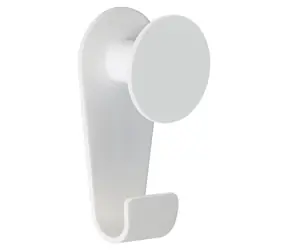 Spirella MISTERHOOK bílá / Samolepicí háček / ABS / 41 x 86 mm