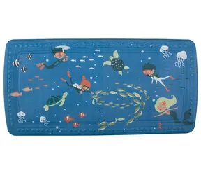 Spirella SCUBA DIVER protiskluzová podložka do vany dětský motiv / PVC / 71 x 36 cm