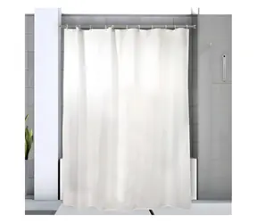 Spirella KRETA / Tyč na sprchový závěs / lesklý hliník / bez vrtání / 75 - 125 cm
