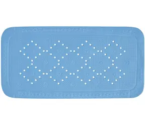 Spirella ALASKA protiskluzová podložka do vany světle modrá / PVC / 91 x 36 cm
