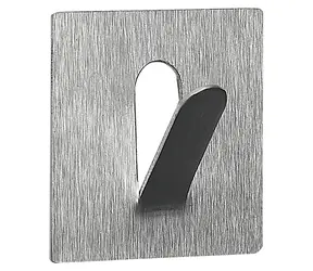 Spirella PUNZO-Square hranatý háček na ručníky nerezová ocel / samolepící / 45 x 45 mm