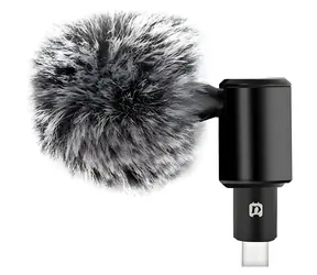 Puluz PU425 (PU616B) / Klopový mikrofon / Všesměrový / USB-C / Kabel 1,5 m