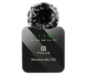 Puluz Bezdrátový klopový mikrofon USB-C / Klopový mikrofon / 2,4 GHz / 48 kHz / ENC redukce šumu