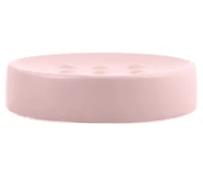 SPIRELLA Mýdlenka TUBE-Matt matná růžová / Keramika / 11 x 2,6 cm