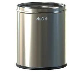 ALDA Room Basket matná / Odpadkový koš / 7 l / nerezová ocel