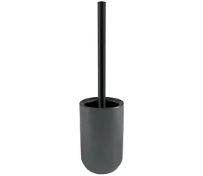 SPIRELLA WC štětka JARO šedo-černá keramická nádoba / Keramika / 41,5 cm