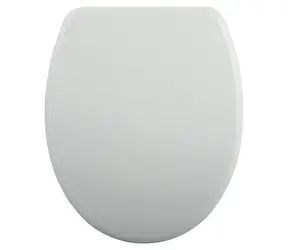 MSV EASY CLEAN WC prkénko bílé / duroplast Thermodur / nerezové panty