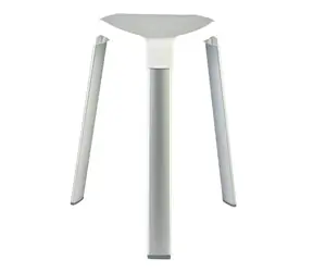 MSV SAFE sedátko do sprchy bílé / hliník / 45 cm / do 120 kg