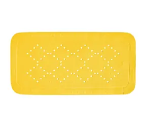 Spirella ALASKA žlutá / Protiskluzová podložka do vany / PVC / 71 x 36 cm