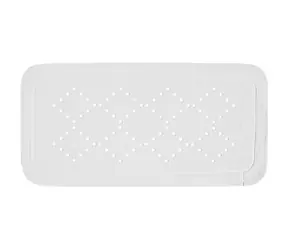 Spirella ALASKA protiskluzová podložka do vany sněhově bílá / PVC / 71 x 36 cm