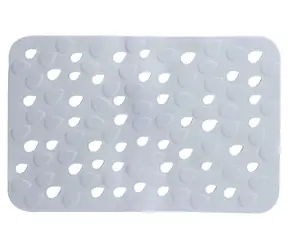 Spirella DROPS protiskluzová podložka do vany šedá / PVC / 53 x 35 cm