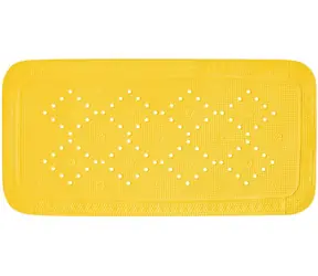 Spirella ALASKA protiskluzová podložka do vany žlutá / PVC / 91 x 36 cm