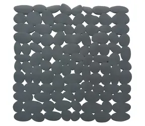 Spirella MARATHON protiskluzová podložka do sprchy tmavě šedá / PVC / 54 x 54 cm