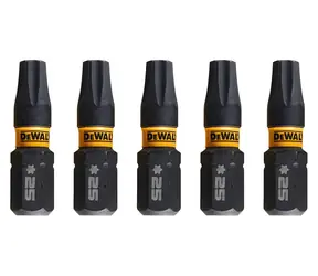 DeWalt Sada bitů T25 / Extreme Torx / 5 ks