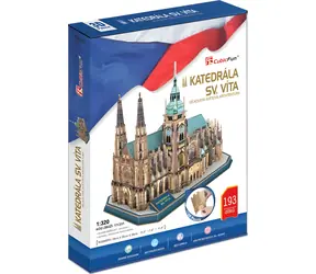 CUBICFUN 3D puzzle Katedrála svatého Víta / 193 dílků / 39 x 20 x 29 cm