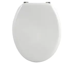 MSV CLEO WC prkénko bílé / MDF / Nerezové panty / 56 × 360 × 450 mm