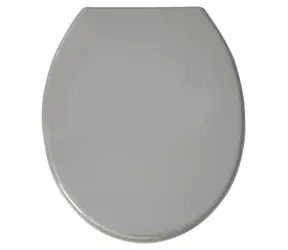MSV WC prkénko šedé / Plast / Plastové panty / 460 x 370 x 35 mm