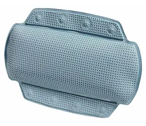 Spirella ALASKA polštář do vany světle šedá / PVC / 32 x 23 cm