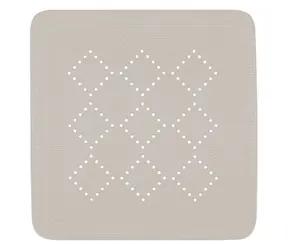 Spirella ALASKA šedo-hnědá / Protiskluzová podložka do sprchy / PVC / 55 x 55 cm