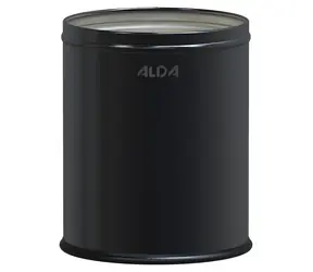 ALDA Room Basket černá / Odpadkový koš / 7 l / lakovaná ocel