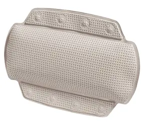 Spirella ALASKA polštář do vany šedo-hnědá / PVC / 32 x 23 cm