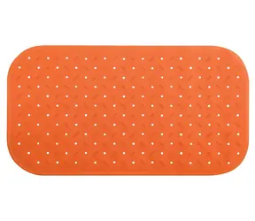 MSV CLASS Premium oranžová / Protiskluzová podložka do vany / SBS kaučuk / 36 x 65 cm