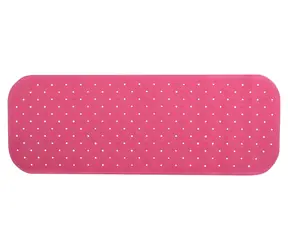 MSV CLASS Premium protiskluzová podložka do vany růžová / SBS kaučuk / 36 x 97 cm