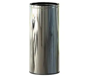 ALDA Room Basket nerez ocel lesklá / Odpadkový koš / 45 l / komerční