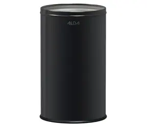 ALDA Room Basket 18 l černá / Odpadkový koš / Lakovaná ocel