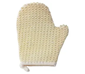 MSV SISAL exfoliační sisalová rukavice bílá / Rukavice / Sisal, polyester, houba / 18 x 0,7 x 22 cm