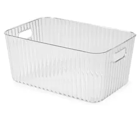 Compactor WAVE BOX L průhledný / Úložný organizér / PET plast / 36 x 24 x 16 cm