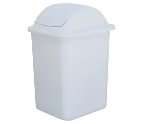 Belli e Forti FLIP výklopný odpadkový koš 18 l bílá / plast / 39 x 29 x 32 cm