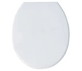 MSV WC prkénko bílé / Plast / Plastové panty / 460 x 370 x 35 mm