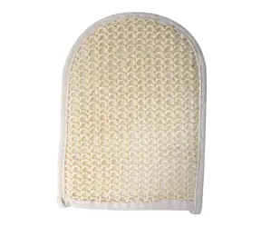 MSV SISAL exfoliační sisalová rukavice bílá, malá / Sisal, polyester, houba / 15 x 20,5 cm