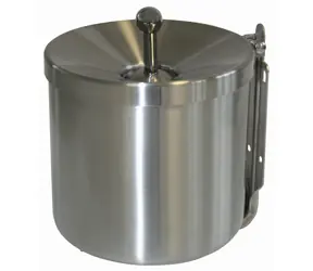 TKG Rondo SMOKE W 350117 / Nástěnný popelník / nerez ocel / 2,4 l