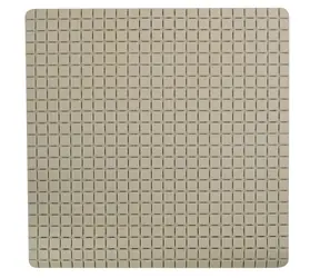 MSV QUADRO Premium protiskluzová podložka do sprchy béžová / SBS kaučuk / 54 x 54 cm